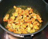 鶏皮の唐揚げ(鶏皮から出る油だけで)作り方7写真