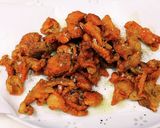 鶏皮の唐揚げ(鶏皮から出る油だけで)作り方8写真