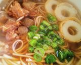 簡単関東風つゆの 牛すじぼっかけそば作り方7写真