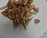 ゴボウと鶏の甘辛炒め作り方5写真