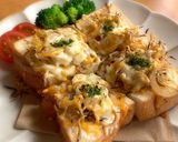 雑魚と玉ねぎのカリふわチーズトースト作り方5写真
