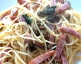 まんま冷凍したフキノトウでペペロンチーノ作り方7写真