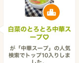 白菜のとろとろ中華スープ♡作り方8写真