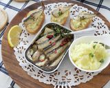 オイルサーディンの缶ごとにんにく焼き作り方6写真