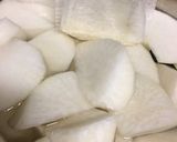 イカ大根 イカの腑で 作り方1写真