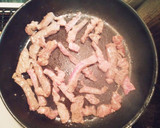 簡単☆牛肉と小松菜のオイスター炒め作り方1写真