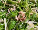 水菜と鶏むね肉のピリ辛和え作り方5写真