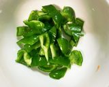 胸肉ブロッコリー甘辛炒め煮味青椒肉絲風作り方1写真