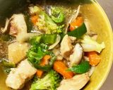 胸肉ブロッコリー甘辛炒め煮味青椒肉絲風作り方16写真