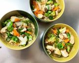 胸肉ブロッコリー甘辛炒め煮味青椒肉絲風作り方17写真