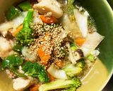 胸肉ブロッコリー甘辛炒め煮味青椒肉絲風作り方19写真