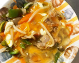 全てレンジキムチの卵とじ炒め味豚平焼き風作り方15写真