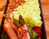2色そぼろ弁当（高校お弁当⑭）作り方4写真