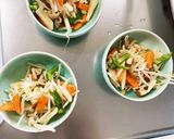 豆腐バーグ入り絶品玉ねぎソース味ドーム蒸作り方13写真