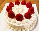 ショートケーキ風ベイクドチーズケーキ作り方11写真