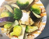 豆腐バーグ入り絶品玉ねぎソース味ドーム蒸作り方28写真