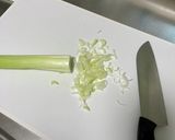 スプーンでまぜてつくるネギ餃子作り方3写真