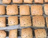 HMで☆胡麻ごまクッキー/あんこ添え作り方13写真