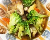 根菜ブロッコリー大蒜醤油炒味温野菜サラダ作り方15写真