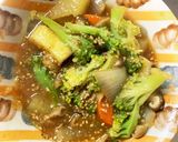 根菜ブロッコリー大蒜醤油炒味温野菜サラダ作り方16写真