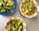 根菜ブロッコリー大蒜醤油炒味温野菜サラダ作り方17写真