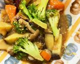 根菜ブロッコリー大蒜醤油炒味温野菜サラダ作り方18写真