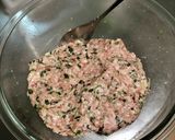 スプーンでまぜてつくるネギ餃子作り方7写真