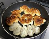 スプーンでまぜてつくるネギ餃子作り方16写真