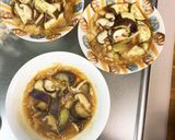 レンジ豚こまピリ辛うま煮味麻婆豆腐&茄子作り方14写真