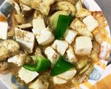 レンジ豚こまピリ辛うま煮味麻婆豆腐&茄子作り方19写真