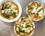 レンジ豚こまピリ辛うま煮味麻婆豆腐&茄子作り方20写真