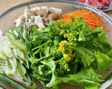 ◎菜の花と豚肉のパリパリ春巻き◎作り方1写真