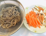 簡単・蒟蒻と竹輪と人参の煮物夕飯のおかず作り方1写真