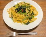エリンギとほうれん草のバター醤油パスタ作り方9写真