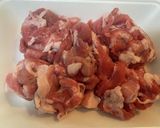 驚きの柔らかさ！豚こま肉で揚げない豚カツ作り方1写真