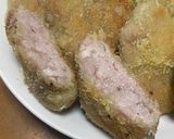 驚きの柔らかさ！豚こま肉で揚げない豚カツ作り方16写真