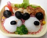 ♡パンダ弁当♡幼稚園弁当♡作り方4写真