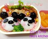 ♡パンダ弁当♡幼稚園弁当♡作り方5写真