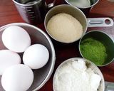 抹茶のシフォンケーキ♪作り方1写真