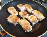 豆腐の肉巻き　木の芽のせ作り方3写真