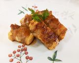 豆腐の肉巻き　木の芽のせ作り方4写真