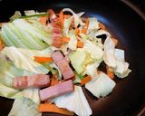 超簡単！ソース焼きうどん！関西風！！作り方3写真