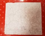 ヒバニー・メッソン ポケモン キャラ弁☆作り方3写真