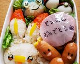 ヒバニー・メッソン ポケモン キャラ弁☆作り方9写真
