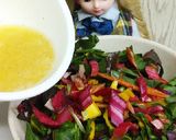 リカちゃん♡スイスチャーミルクドレサラダ作り方11写真