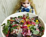 リカちゃん♡スイスチャーミルクドレサラダ作り方15写真