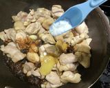 三杯鶏(台湾風鶏肉醤油炒め)作り方7写真