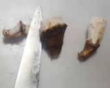 里芋の皮剥きのコツと、お好み焼き作り方2写真