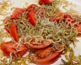 栄養◎カリカリじゃことトマトのパスタ作り方3写真