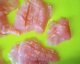 鶏胸肉で柔らかクリスピーフライドチキン作り方2写真